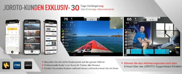 Joroto MR280PRO Rudergerät Eiche - 1